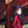 Archer and Rin Tohsaka