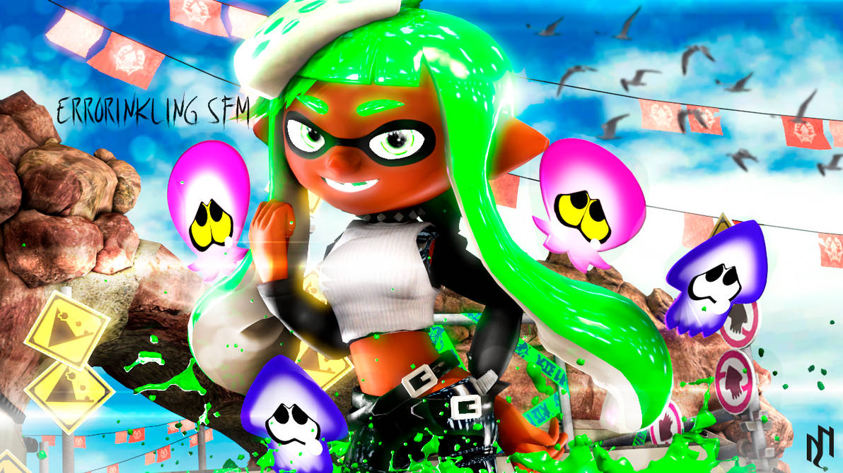 A sweet green Inkling ^^ by Errorinkling-SFM on DeviantArt