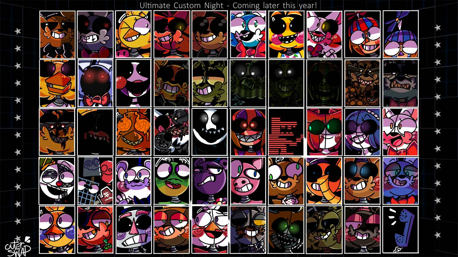fnaf ultimate custom night by Outerysally on DeviantArt