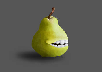 Grinning Pear Meme