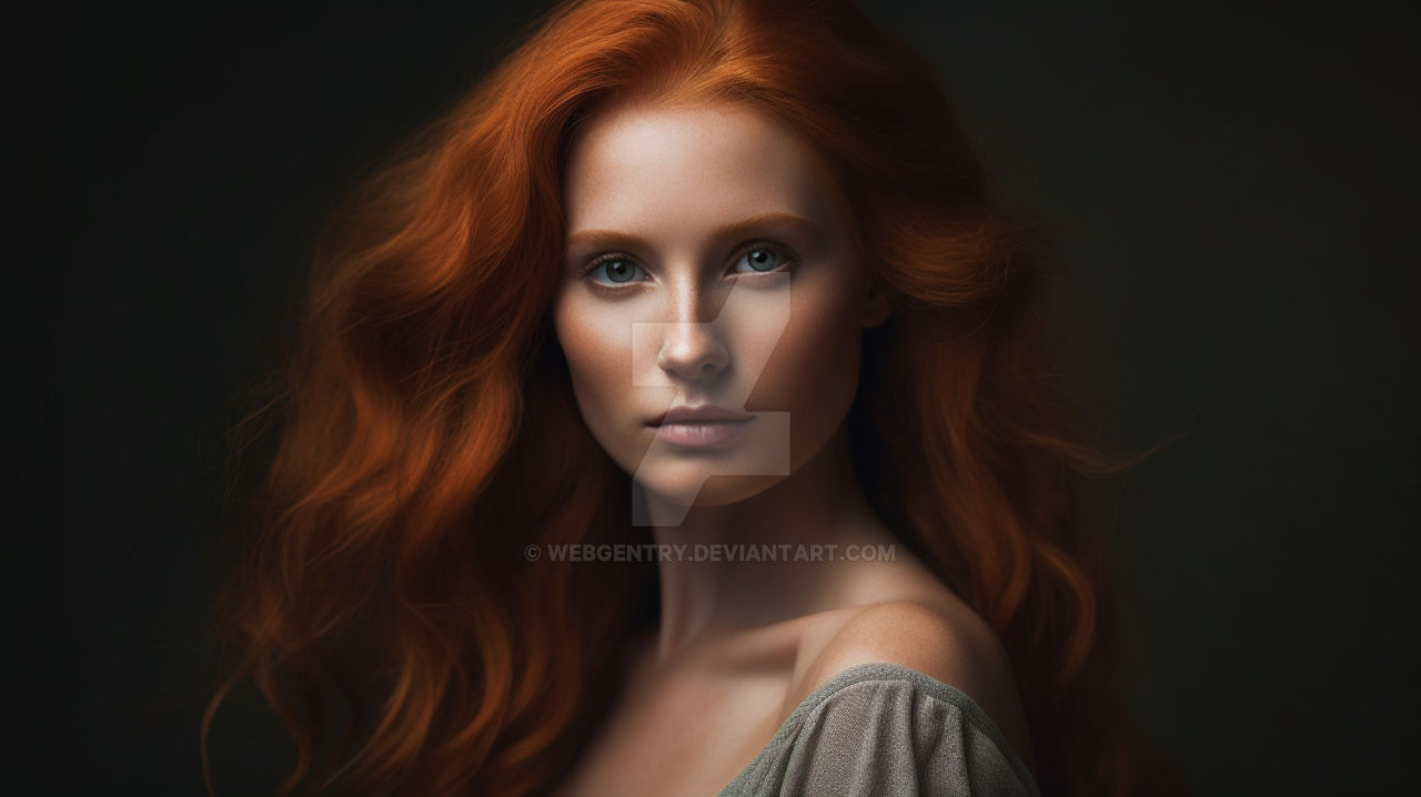 stunning red-haired model by webgentry on DeviantArt