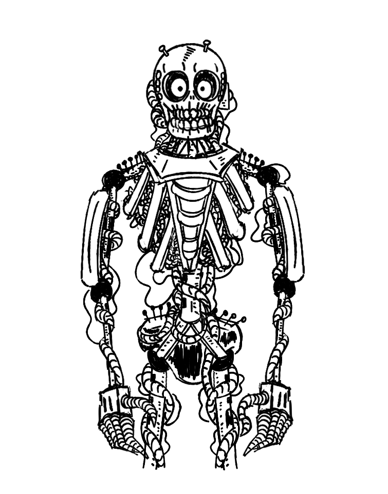 Stylised Springtrap Endoskeleton By The Endos Cove On Deviantart Of Stylize...