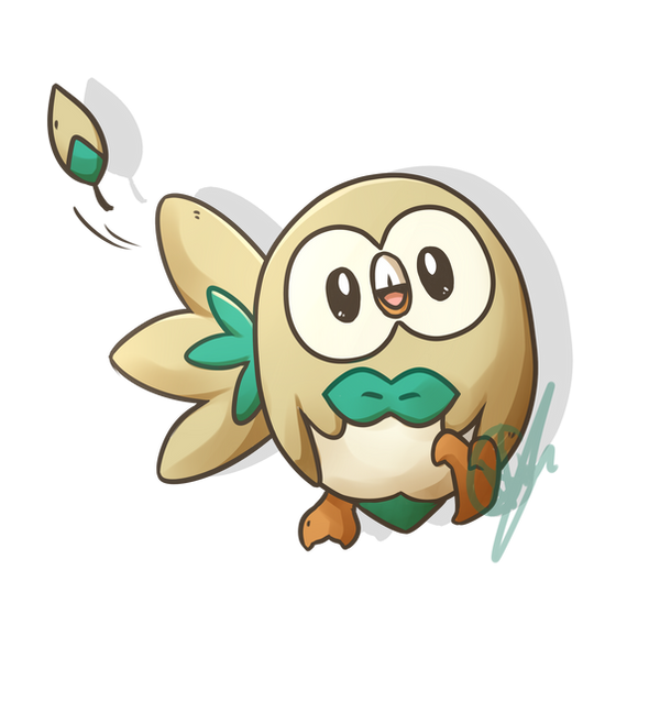 Rowlet commission! by KeezaPepper on DeviantArt