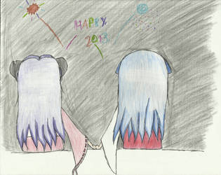 Hanyuu and Rika: Happy 2013~