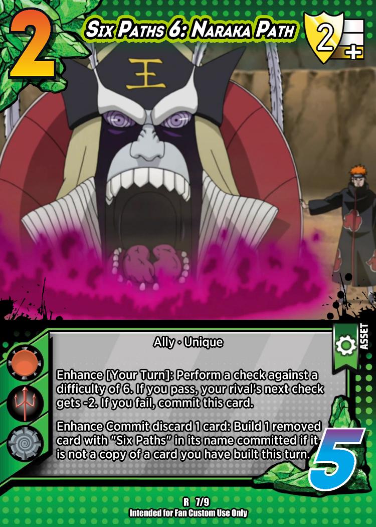 Nagato Pain 7 Six Paths 6 Naraka Path Card by Zananji on DeviantArt