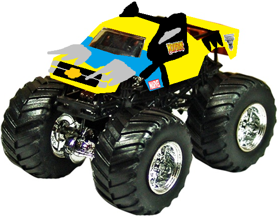 Wolverine monster top truck toy