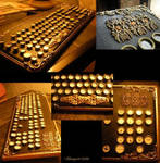 Steampunk Keyboard Mod by Abayomi