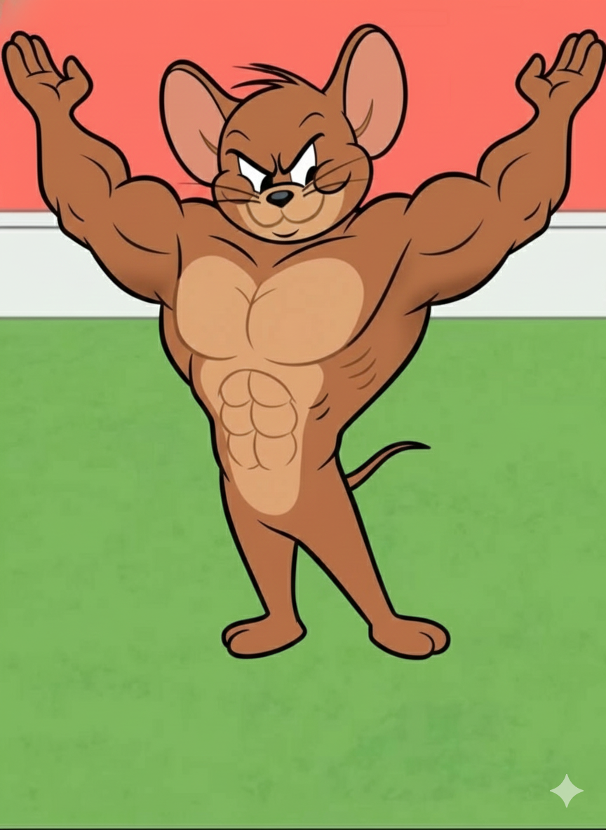 Jerry Bodybuilder Macho Muscle Jerry by Briporio on DeviantArt