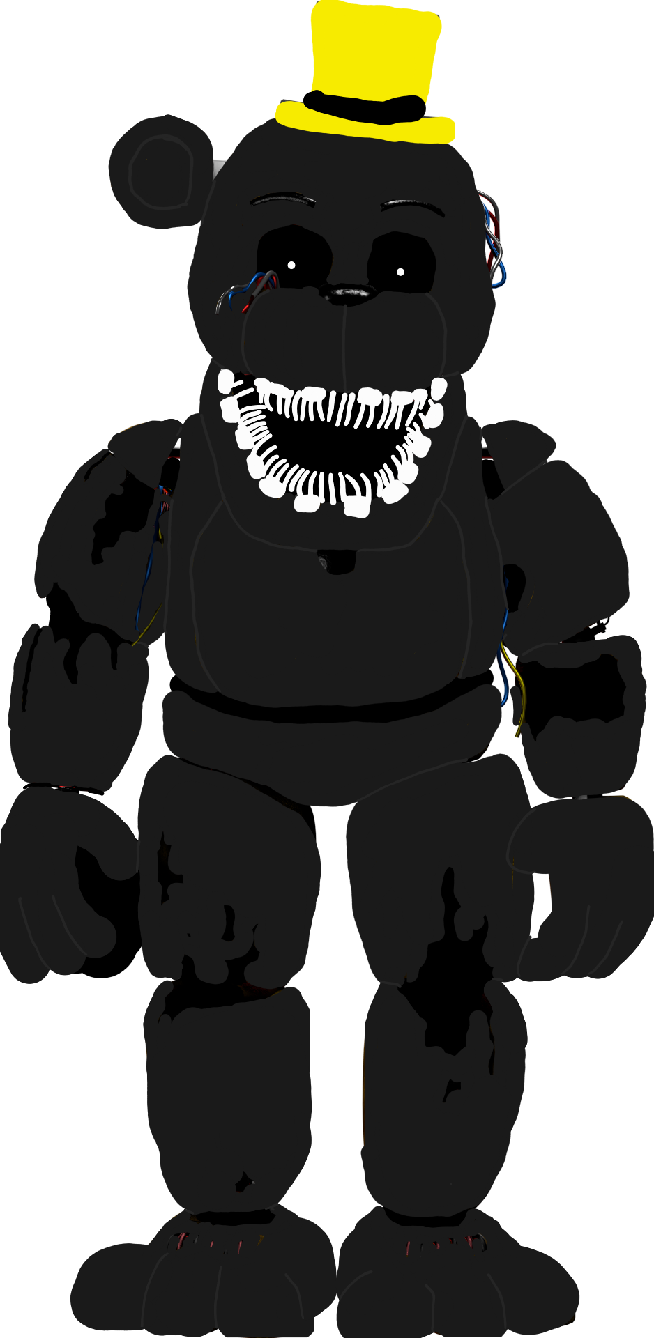 Rewritten Nightmare Fredbear by Hectorplay81 on DeviantArt