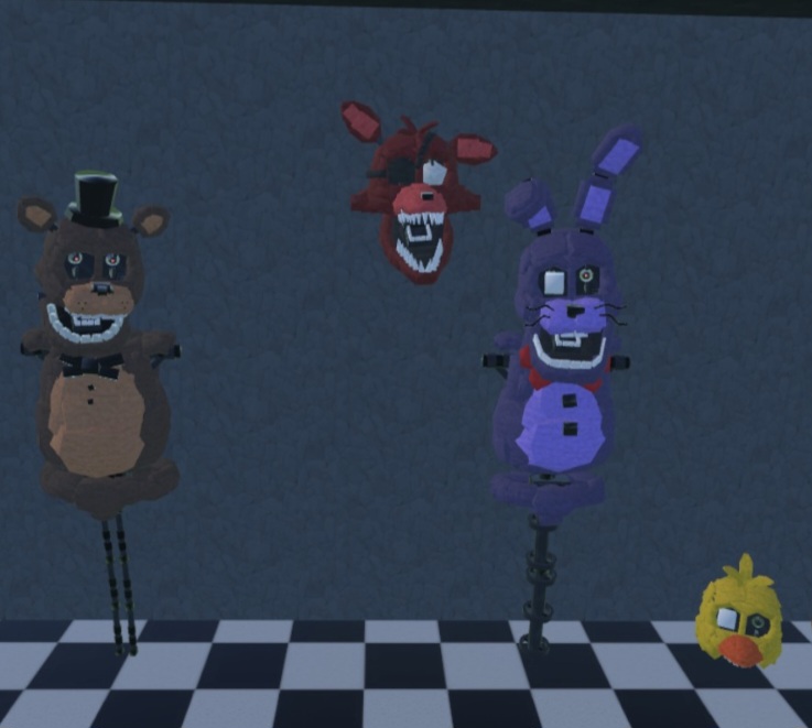 FNaF 3 Accurate Characters v3 by Educraft on DeviantArt