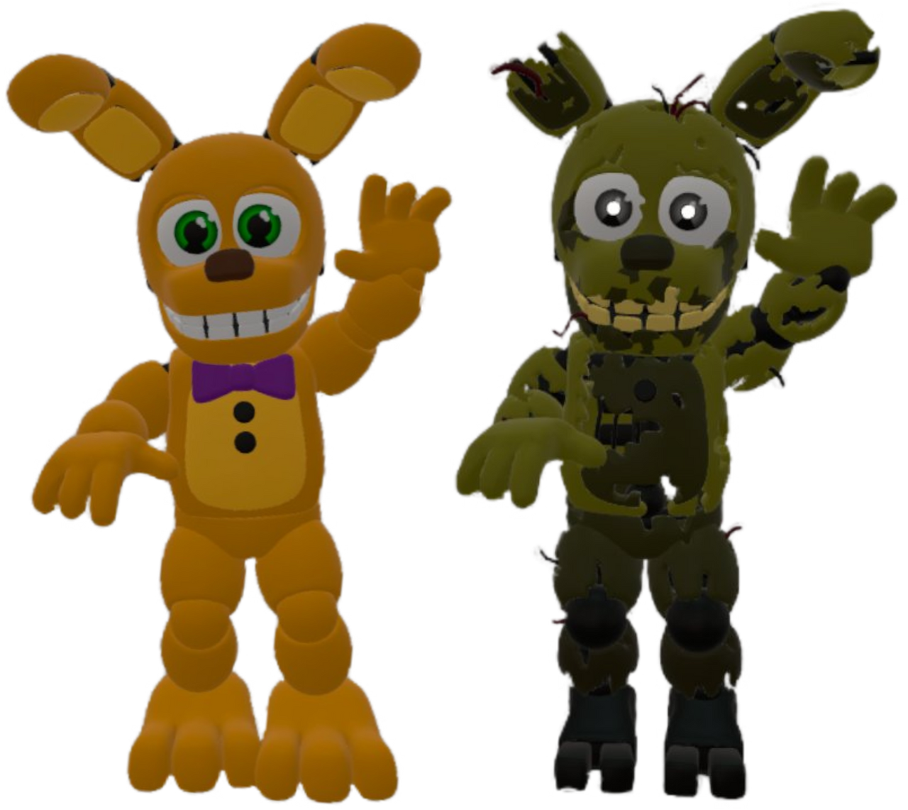 Adventure springbonnie + springtrap by jewscary535 on DeviantArt