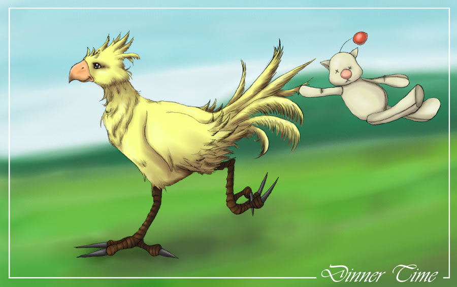 Chocobo Feedin' Time