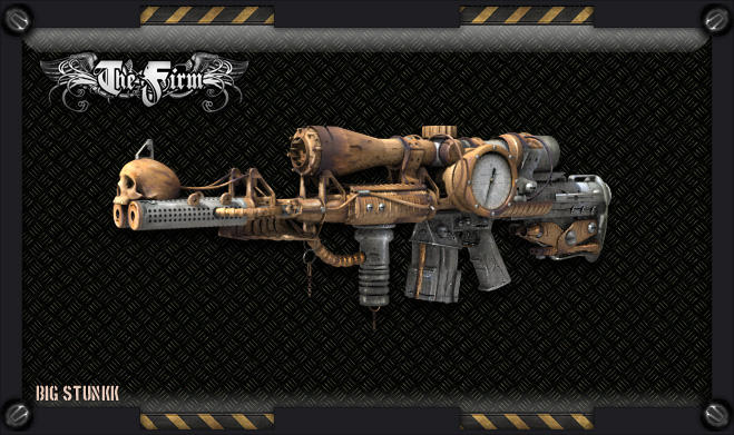 Steampunk meteor sniper rifle