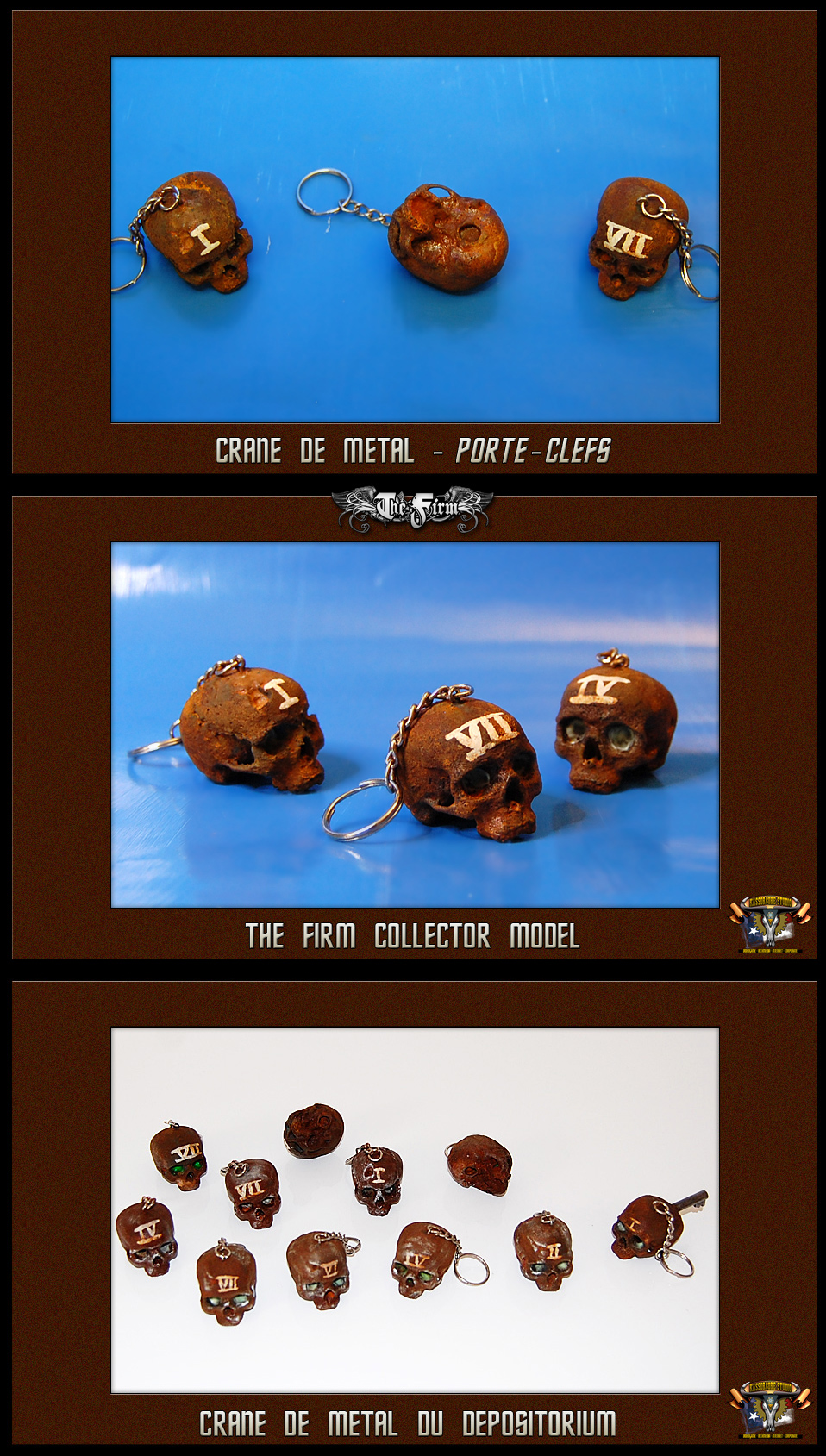 DEPOSITORIUM metal rust Skull keychain by kassor on DeviantArt