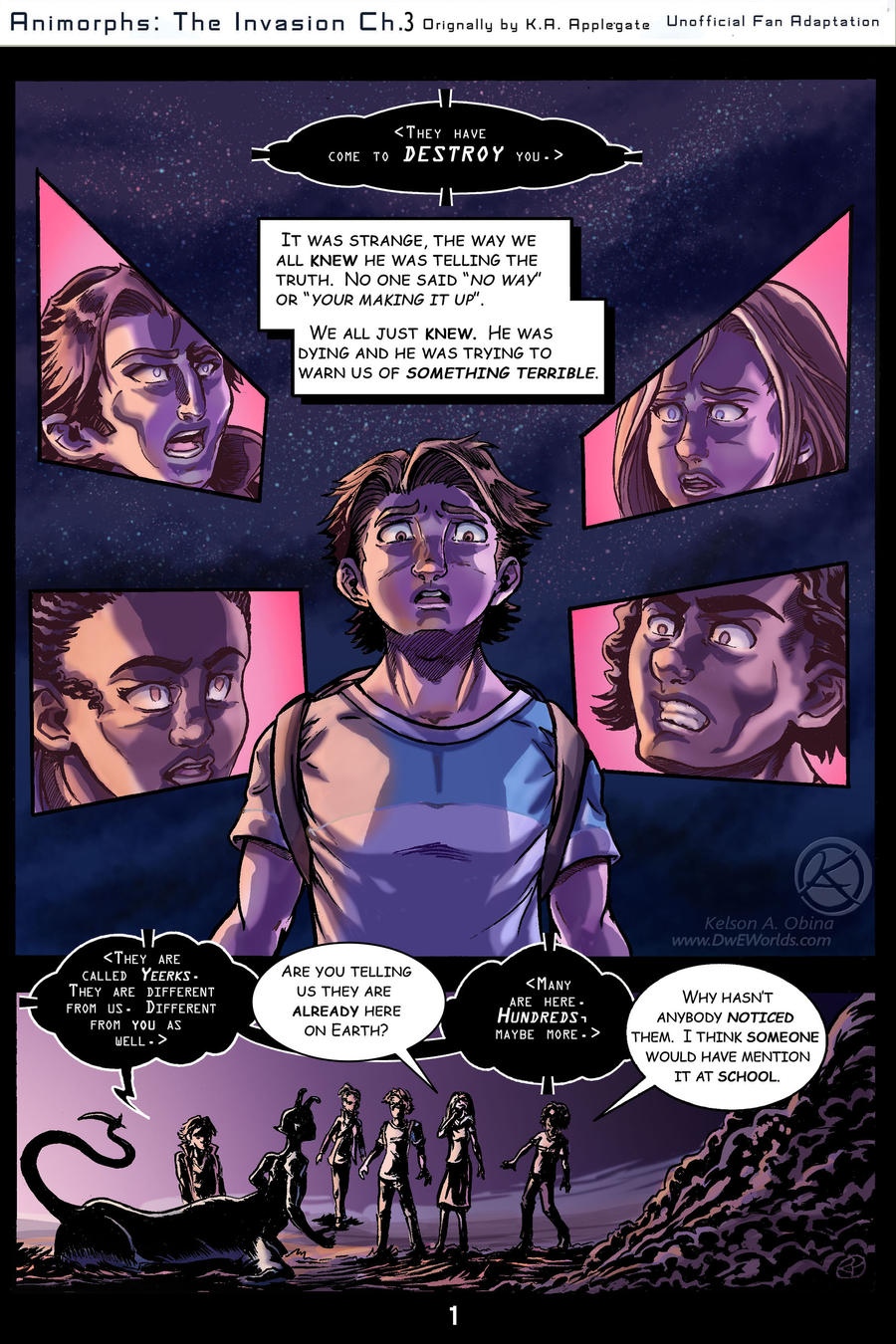 Animorphs Chapter 3 Page 1 by ScionStorm on DeviantArt