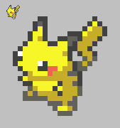 Pokemon Sprite #025 Pikachu by AkatsukiDevil on DeviantArt