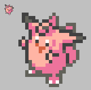 Pokemon Yellow Sprite Remake - Clefable by Frossiilu on DeviantArt