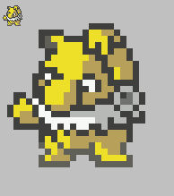 Pokemon Yellow Sprite Remake - Clefable by Frossiilu on DeviantArt