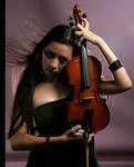 Girl With Violin 7 by b-e-c-k-y-stock