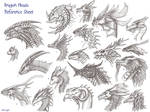 Dragonheads reference sheet