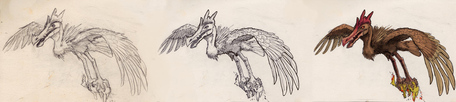 Fearow Sketch by Ruth-Tay