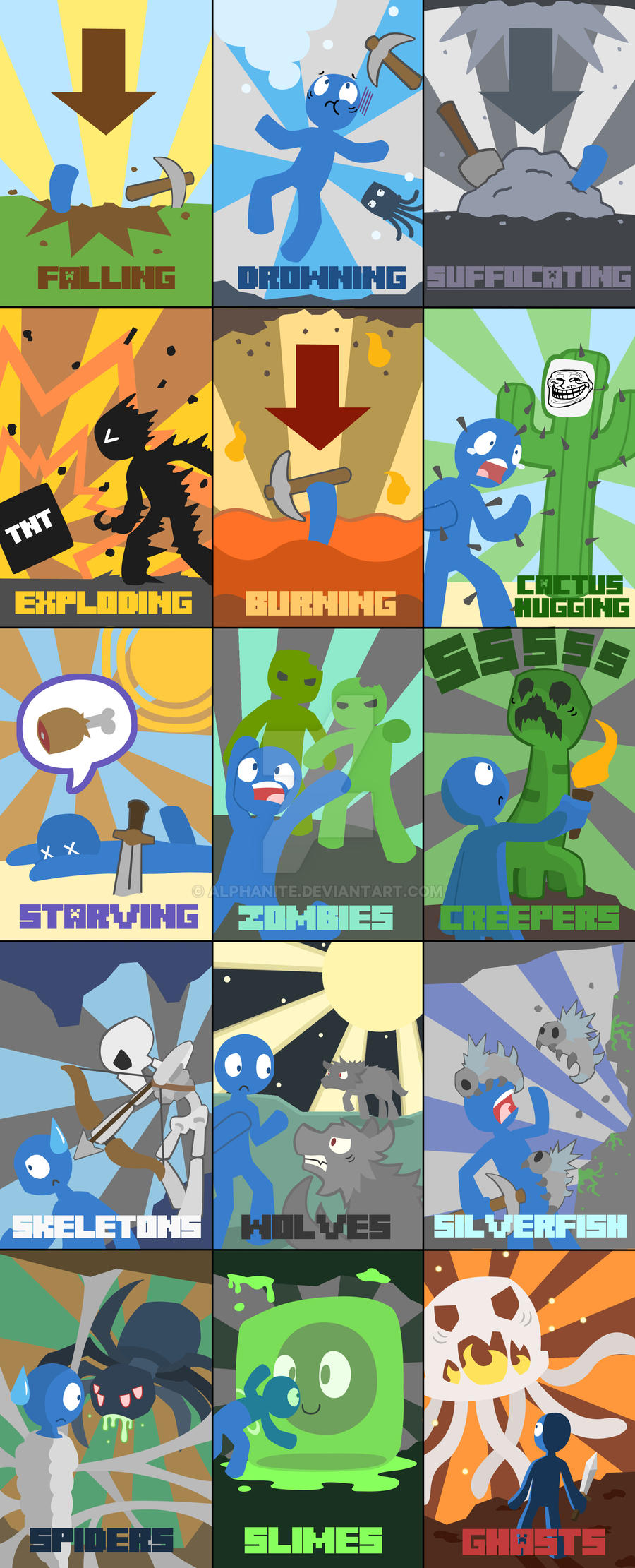 Minecraft Death Poster Wip By Alphanite On Deviantart Minecraft Death Poster Wip By Alphanite On Deviantart