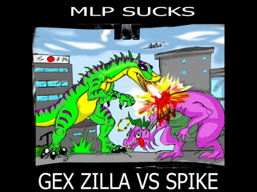 Spikezilla Gexzilla vs Spikezilla by Strongbadbrotah on DeviantArt