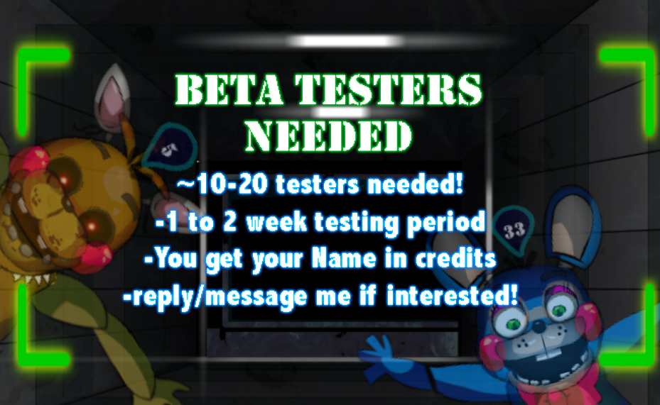 BETA TESTERS NEEDED![CLOSED]