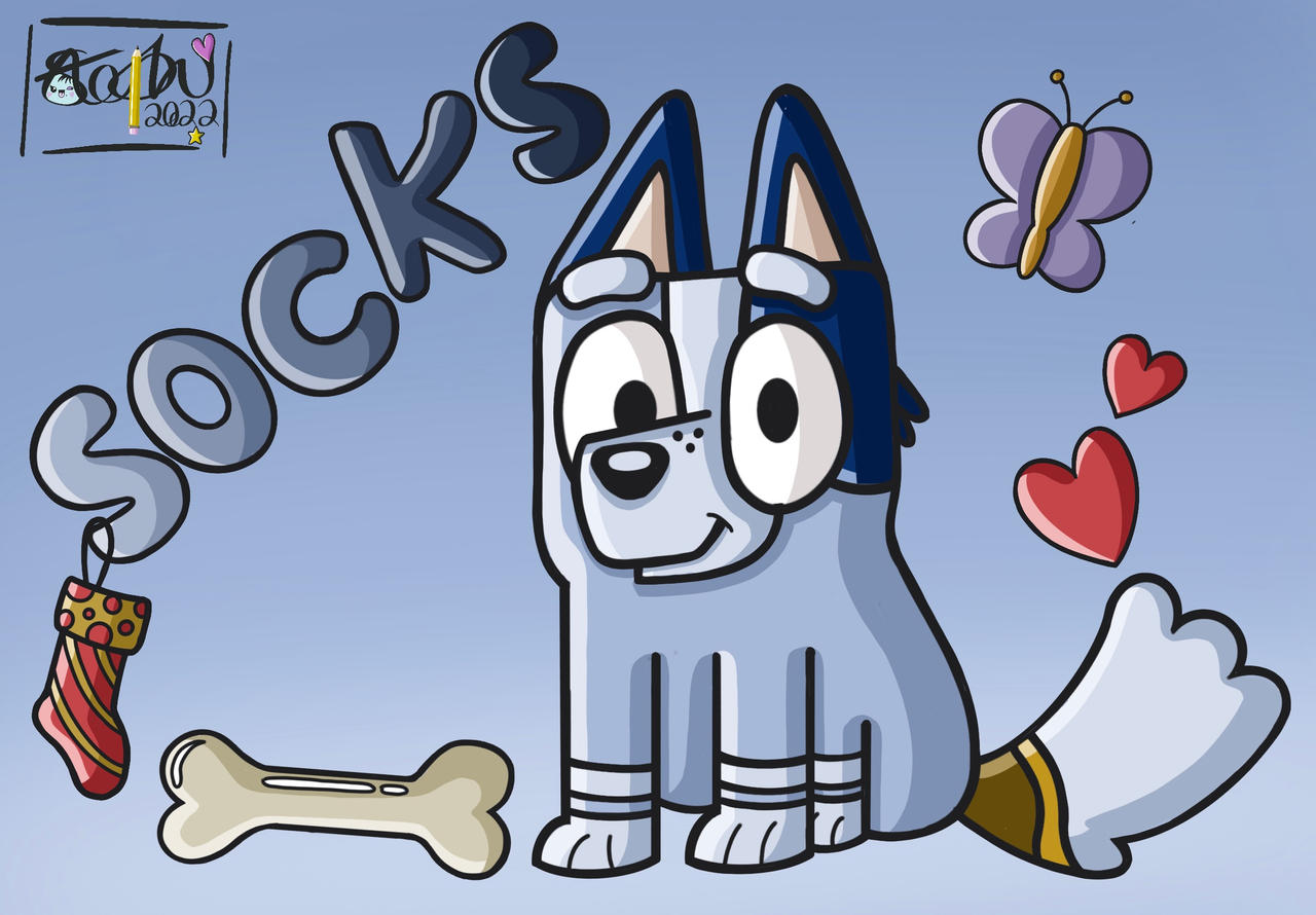 Why Is Socks From Bluey On All Fours at Phoebe Tindal blog