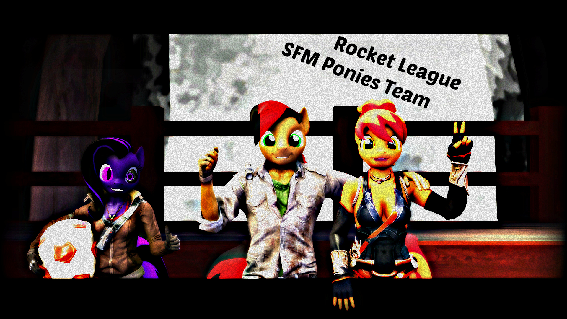 Rocket League SFM Ponies Team