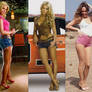 Jessica Simpson and Catherine Bach as Daisy Duke 2