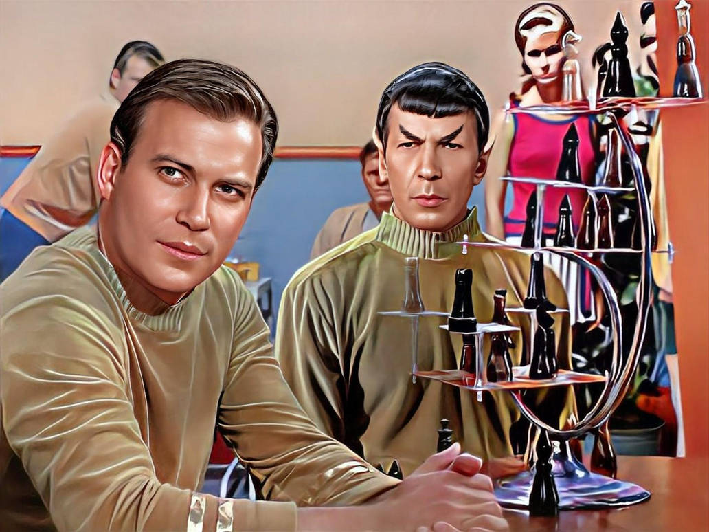 Kirk and Spock by crusherman71 on DeviantArt