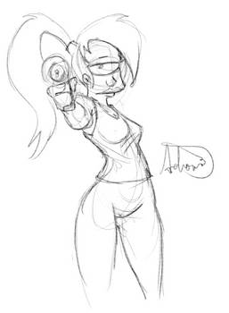 Leela pose