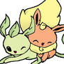 flareon and leafeon