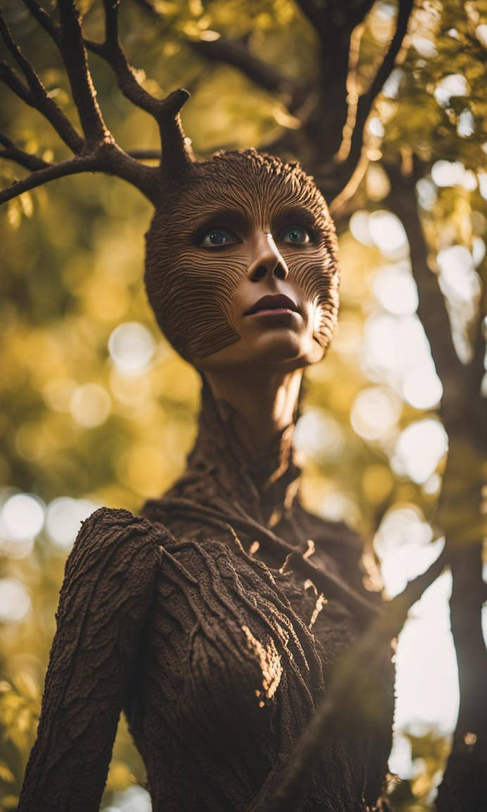 Humanized Tree Female tree anthropomorphic by deuxit on DeviantArt