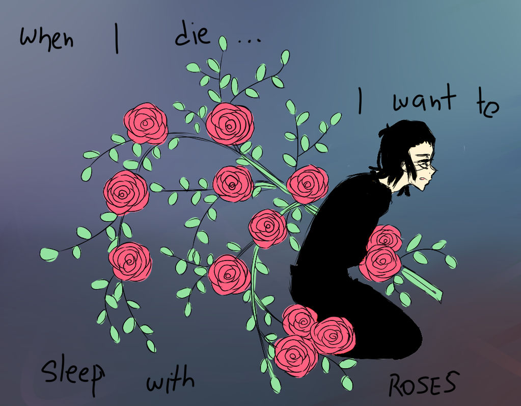_: sleep with roses :_