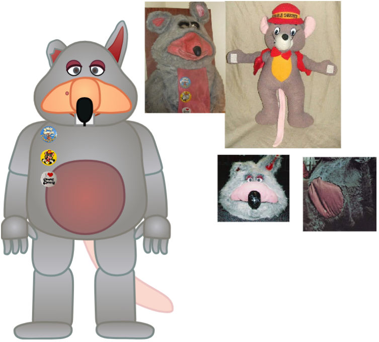Cheese Rick Scratch My Bad Chuck E. Cheese redesign: Rick rat version by lilminter on ...
