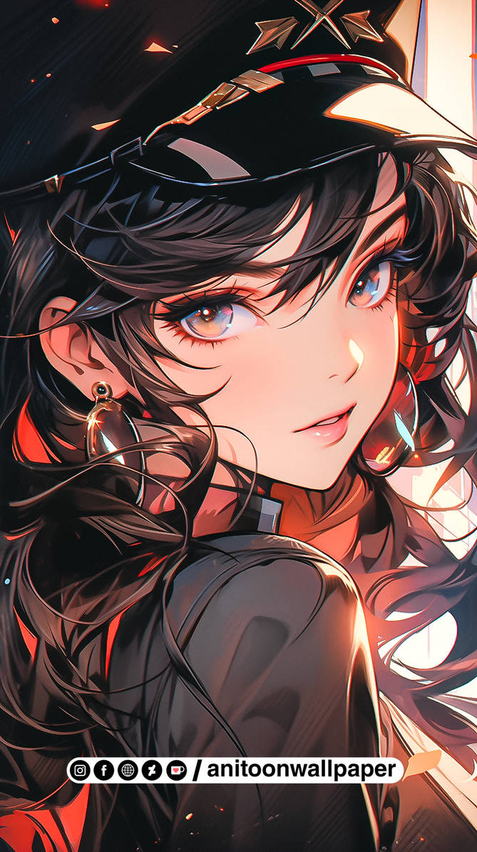 Beautiful Girl Phone Wallpaper (OC) : AW-B1-PW-35 by anitoonwallpaper ...