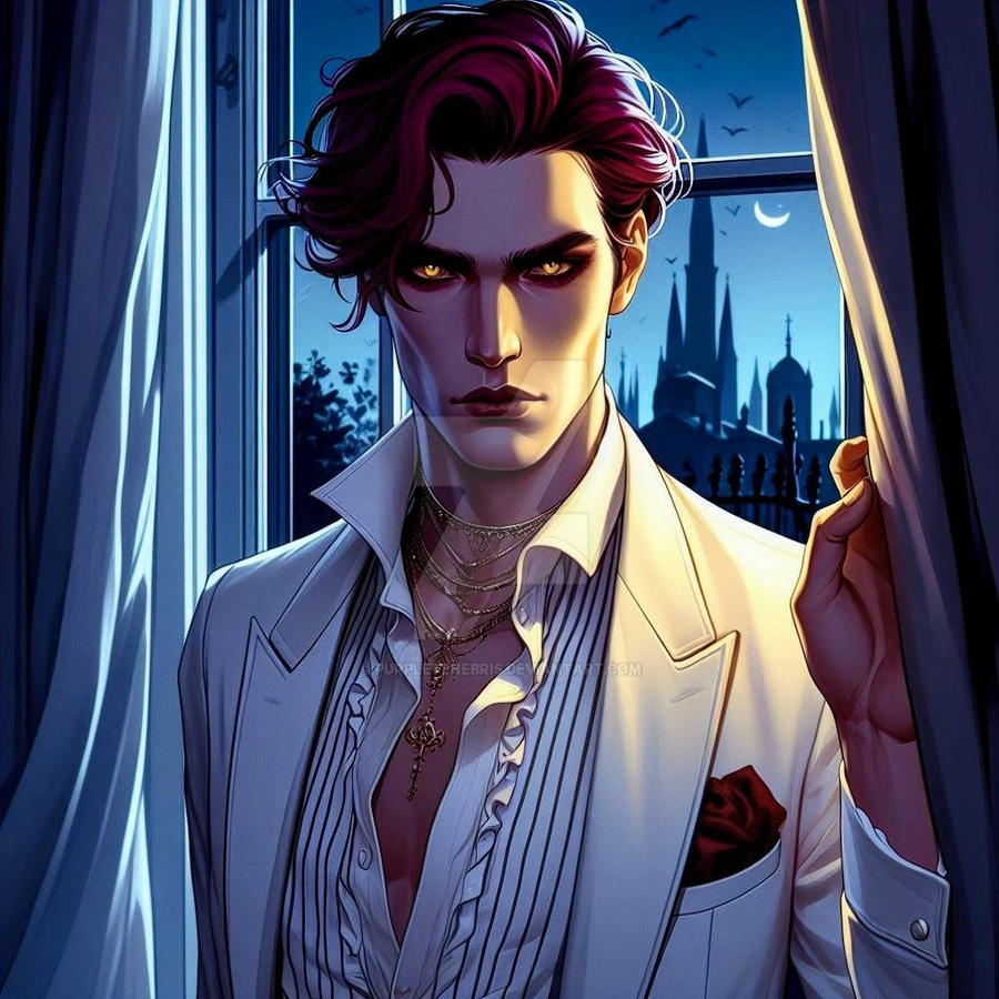 Vampire Intell Vampire character Ai art by PurpleTenebris on DeviantArt