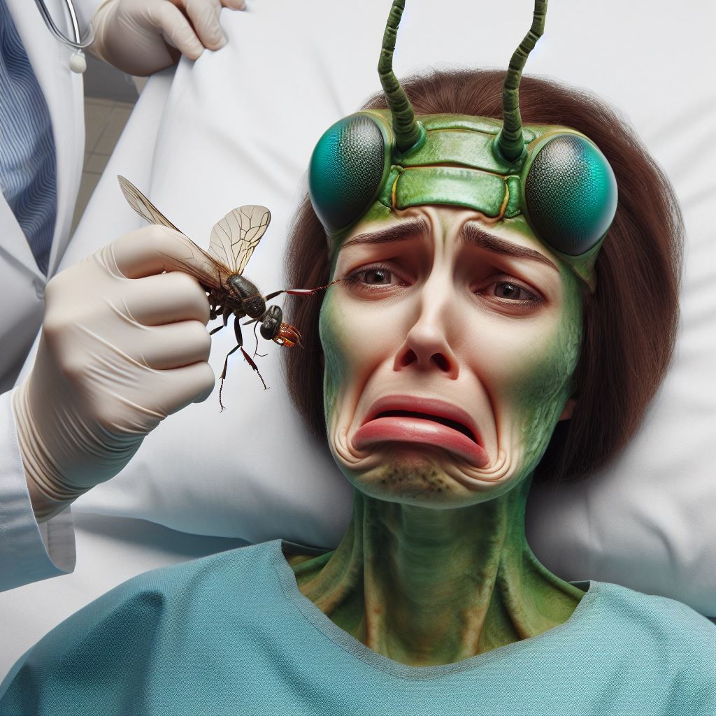 Woman Vs Insect TF Insect Mantis Woman Medical 148 by MondOhneErde on DeviantArt