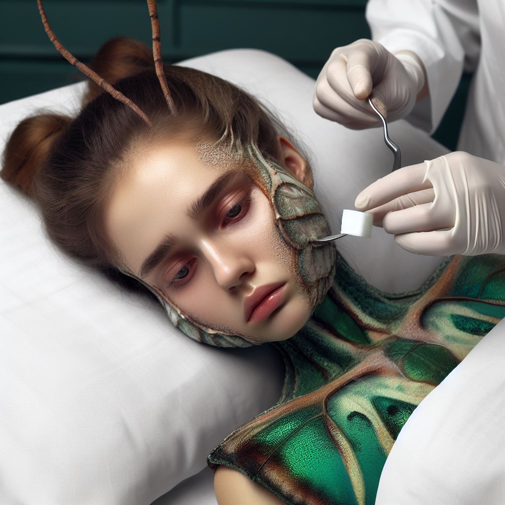 Deviantart Insect Lady TF Insect Mantis Woman Medical 176 by MondOhneErde on DeviantArt