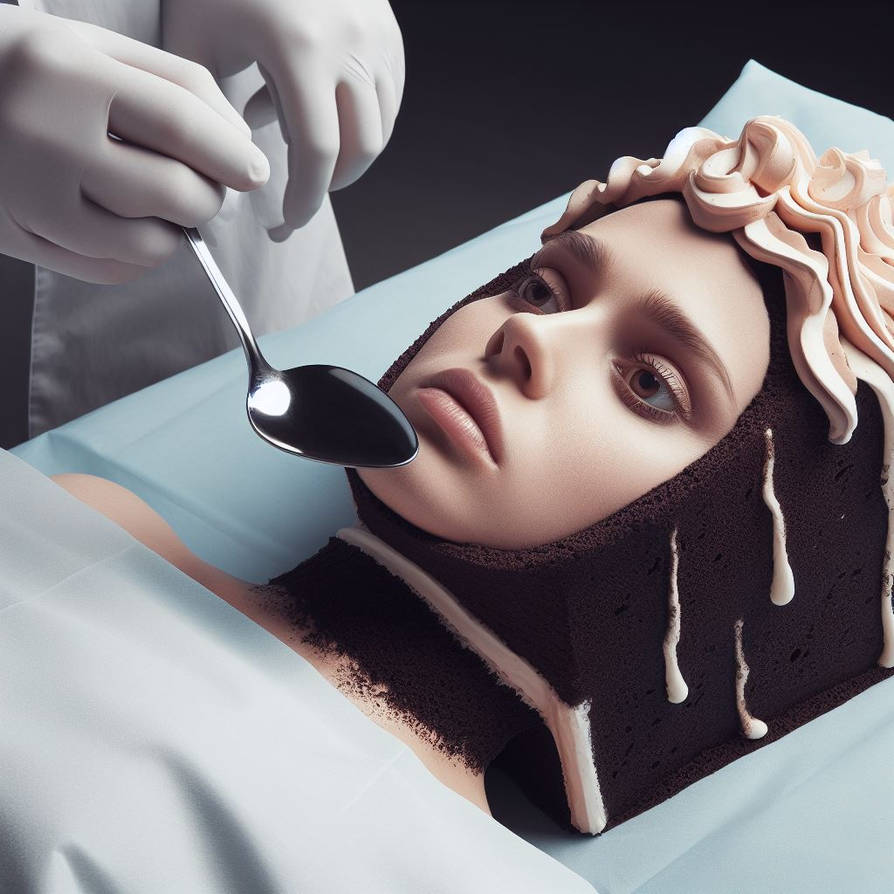 TF Inanimate Cake Woman Medical 122 by MondOhneErde on DeviantArt