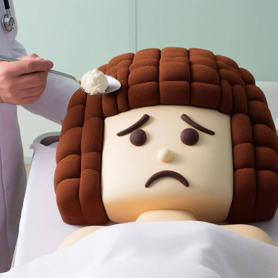 TF Inanimate Cake Woman Medical 157 by MondOhneErde on DeviantArt