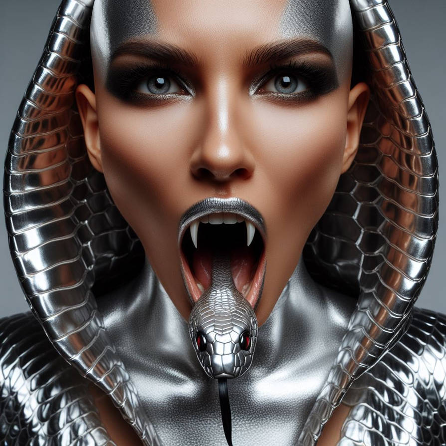 Costume Snake Woman Silver 116 by MondOhneErde on DeviantArt