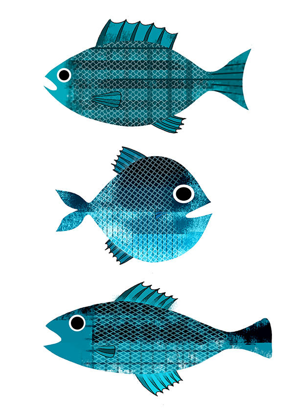 Three Fish by scratchproductions on DeviantArt