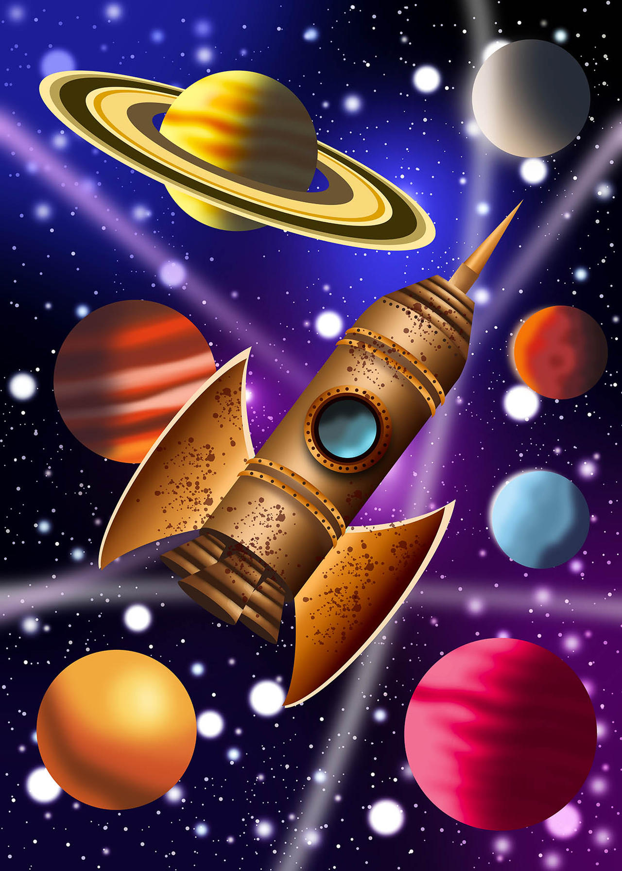 Stesmpunk Rockets Steampunk Rocket by scratchproductions on DeviantArt