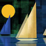 Sailboats at Night