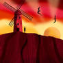 Windmill at Sunset