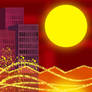 Abstract Sunset