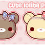 Cute Lolita Plush Bears